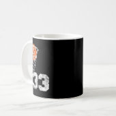 Sketll Jersey nummer 33 Speler nummer Koffiemok (Voorkant links)