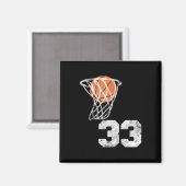  Sketll Jersey nummer 33 Speler nummer Magneet (Voorkant / Achterkant)