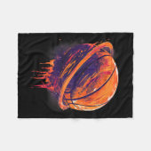 Sketll kunstwerk Sketll Lover Planet Waterverf Fleece Deken (Voorkant (Horizontaal))