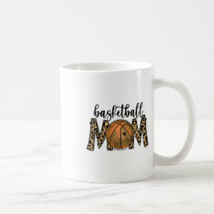 Sketll Mom Leopard Fun Sportspelers Moederdag Koffiemok