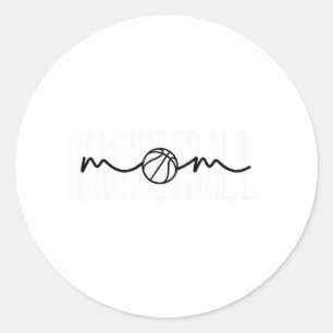 Sketll Mom Sketll Mama Schattige Mom Life Sketll Ronde Sticker