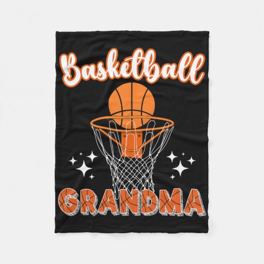 Sketll oma van een schetsspeler oma fleece deken (Voorkant)