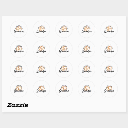 Sketll Opa Matching Familie Grappige Sketel Liefhe Ronde Sticker (Vel)