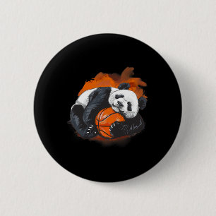 Sketll Panda Beer Sketll Liefhebber Tekening Dier  Ronde Button 5,7 Cm