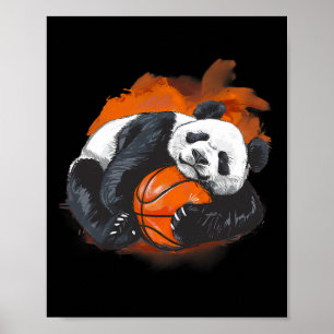 Sketll Panda Beer Sketll Liefhebber Tekening Diere Poster