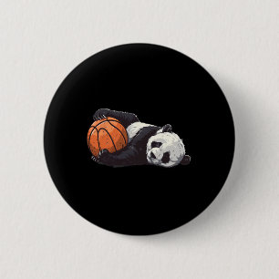 Sketll Panda Beer Sketll Liefhebber Tekening Diere Ronde Button 5,7 Cm