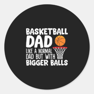Sketll Papa Als Een Normale Papa Maar Met Grotere Ronde Sticker