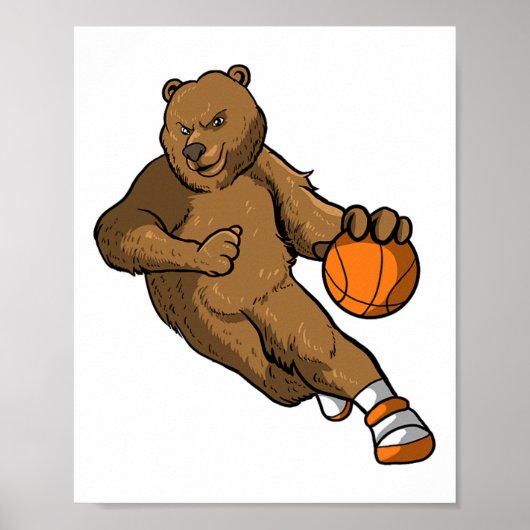 Sketll Player Beer Player Gift I Hoops Beer Poster (Voorkant)