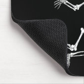 Sketll Skeleton Halloween Speler Catcher Mannen Jo Muismat (Hoek)
