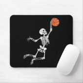 Sketll Skeleton Halloween Speler Catcher Mannen Jo Muismat (Met muis)