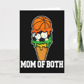 Sketll Soccer Mom Ice Cream Drip Summer Game Day  Kaart (Voorkant)