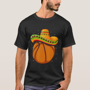 Sketll Sombrero Cinco De Mayo Feest Sport Mexicaan T-shirt