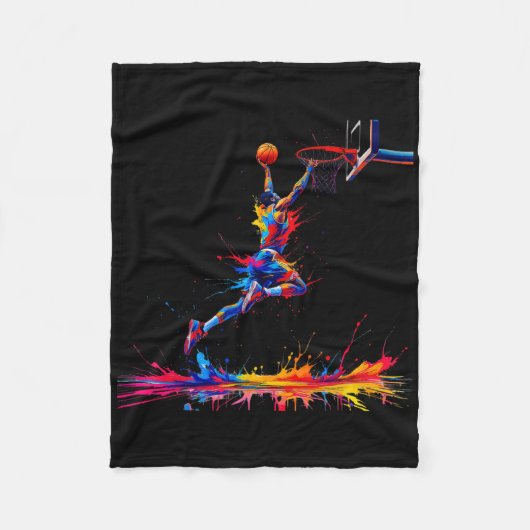 Sketll Speler Drip Jongens Jeugd Kinderen Mannen V Fleece Deken (Voorkant)