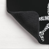 Sketll Speler Dunking Typografie Mannen Sketll Jon Muismat (Hoek)