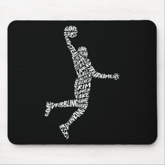 Sketll Speler Dunking Typografie Mannen Sketll Jon Muismat