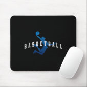 Sketll Speler Team Blauwe Varsity Tekst  Muismat (Met muis)