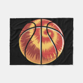 Sketll Speler Tie Dye Fleece Deken (Voorkant (Horizontaal))