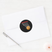 Sketll Spelers - Swish!  Ronde Sticker (Envelop)