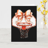 Sketll Sportmoeder Game Day Boog Sketll Meisje Cad Kaart (Gele Bloem)