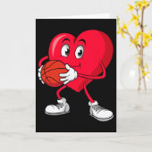 Sketll Valentijnsdag Rode Hart Spelers Jongens Mei Kaart (Gele Bloem)