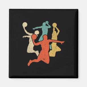 Sketll Vintage Silhouet 60s 70s Retro Cadeau Team Magneet