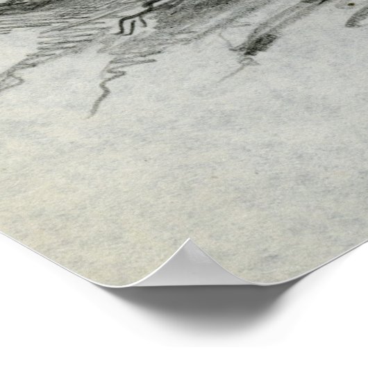 Sketting Evil Pumpkin Poster (Hoek)