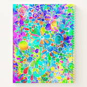 Sketting Fantasy Art - Abstracte bloemen 2 Notitieboek (Achterkant)