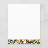 Sketting Fantasy Art - Abstracte bloemen 3 (Achterkant)