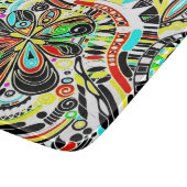 Sketting Fantasy Art - Abstracte bloemen 3 Snijplank (Hoek)