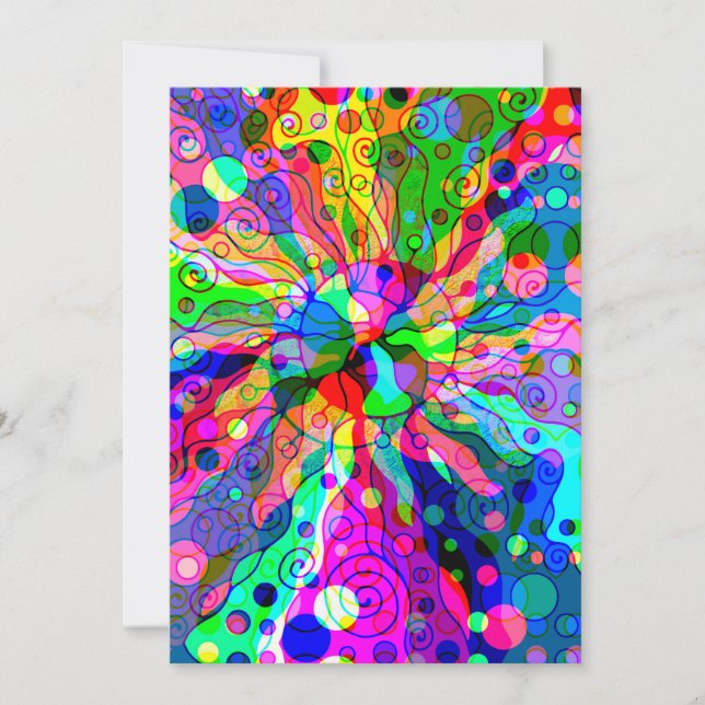 Sketting Fantasy Art - Abstracte Neon Shift 1 (Voorkant)