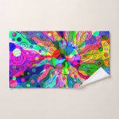 Sketting Fantasy Art - Abstracte Neon Shift 1 Bad Handdoek (Handdoek)