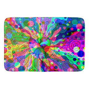 Sketting Fantasy Art - Abstracte Neon Shift 1 Badmat