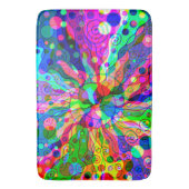 Sketting Fantasy Art - Abstracte Neon Shift 1 Badmat (Voorkant Verticaal)