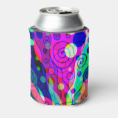 Sketting Fantasy Art - Abstracte Neon Shift 1 Blikjeskoeler (Blikje Achterkant)