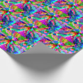 Sketting Fantasy Art - Abstracte Neon Shift 1 Cadeaupapier (Hoek)