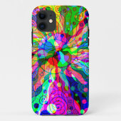 Sketting Fantasy Art - Abstracte Neon Shift 1 Case-Mate iPhone Case (Achterkant)