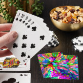 Sketting Fantasy Art - Abstracte Neon Shift 1 Pokerkaarten (Insitu)