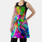 Sketting Fantasy Art - Abstracte Neon Shift 1 Schort (Insitu)