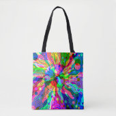 Sketting Fantasy Art - Abstracte Neon Shift 1 Tote Bag (Voorkant)
