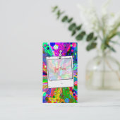 Sketting Fantasy Art - Abstracte Neon Shift 1 Visitekaartje (Staand voorkant)