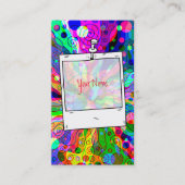 Sketting Fantasy Art - Abstracte Neon Shift 1 Visitekaartje (Voorkant)