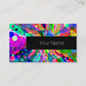 Sketting Fantasy Art - Abstracte Neon Shift 1 Visitekaartje (Voorkant)