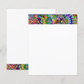 Sketting Fantasy Art - Abstracte Neon Shift 3 (Voorkant / Achterkant)