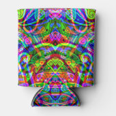Sketting Fantasy Art - Abstracte Neon Shift 3 Blikjeskoeler (Voorkant)