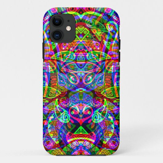 Sketting Fantasy Art - Abstracte Neon Shift 3 Case-Mate iPhone Case (Achterkant)