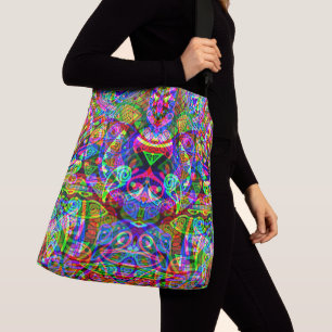 Sketting Fantasy Art - Abstracte Neon Shift 3 Crossbody Tas