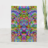 Sketting Fantasy Art - Abstracte Neon Shift 3 Kaart (Achterkant)