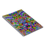 Sketting Fantasy Art - Abstracte Neon Shift 3 Notitieboek (Rechterzijde)
