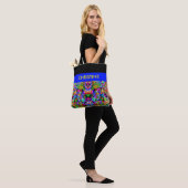 Sketting Fantasy Art - Abstracte Neon Shift 3 Tote Bag (Op model)