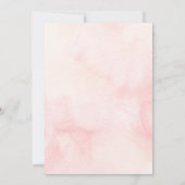 Sketting Floral Blush Pink Vrijgezellenfeest Kaart (Achterkant)